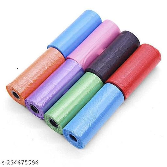 Dog Poop Bags (Multicolor, Pack of 8)
